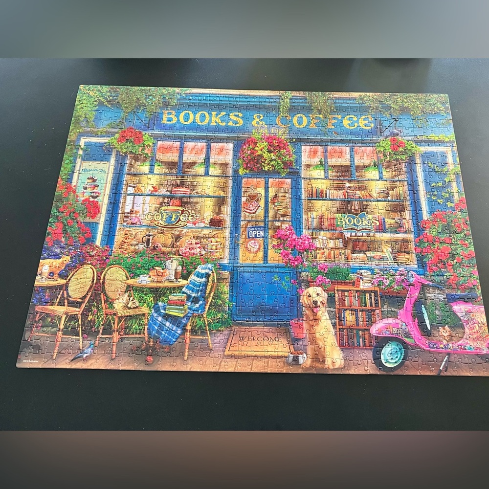 Eurographics Books & Coffee Dog Puzzle